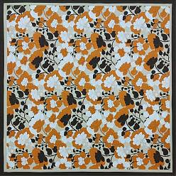 Перу Квадратные хлопковые повязки на голову, шарф-бандана с цветочным узором, гетры шеи, бесшовные головные уборы, для бега на свежем воздухе, Перу, 550x550 мм