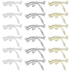 (52) Непрозрачная лаванда 30 шт 3 цвета подвески из сплава, бантом, разноцветные, 14x24x3 мм, отверстие : 1 мм, 10 шт / цвет