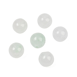 Honeydew Natural Myanmar Jade Burmese Jade Beads, Dyed, Smooth Round, Honeydew, 6mm, Hole: 1mm
