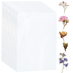 Белый Впитывающая бумага, для изготовления сухоцветов, принадлежности для цветочного пресса, белые, 300x200x0.1 мм, 50 шт / комплект