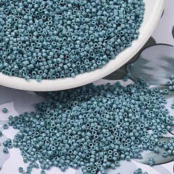 (DB2315) Matte Opaque Glazed Nile Blue AB MIYUKI Delica Beads, Cylinder, Japanese Seed Beads, 11/0, (DB2315) Matte Opaque Glazed Nile Blue AB, 1.3x1.6mm, Hole: 0.8mm, about 2000pcs/bottle, 10g/bottle