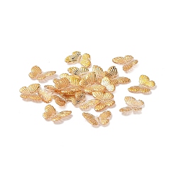 Золотистый Прозрачные акриловые подвески, бабочка, поиск ювелирных изделий своими руками, золотые, 20x27x3 мм, отверстие : 1 мм, 757 шт / 500 г