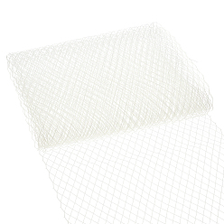 Бежевый Нейлоновая марля, вуаль шляпа украшения аксессуары, бежевые, 250x0.3 мм