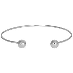 Нержавеющая Сталь Цвет Классические 304 браслеты-манжеты из нержавеющей стали, браслеты с крутящим моментом для женщин, цвет нержавеющей стали, внутренний диаметр: 2-5/8 дюйм (6.7 см)