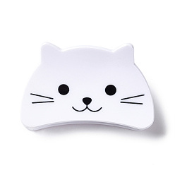 Белый Акриловые заколки в виде когтей в форме кошки, с железной фурнитурой, аксессуары для волос для женщин девушки густые волосы, белые, 33.5x61x30 мм