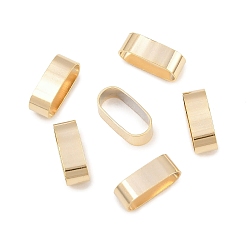 Настоящее золото 24K Прелести латунных слайд, без кадмия и без свинца, прямоугольные, реальный 24 k позолоченный, 12x4x5.5 мм, отверстие : 11x4.5 мм