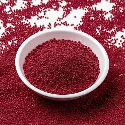 (RR408D) Темно-красный Непрозрачный Миюки круглые бусины рокайль, японский бисер, 15/0, (rr 408 d) непрозрачный темно-красный, 1.5 мм, отверстия : 0.7 mm, около 250000 шт / фунт