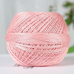 Pink Хлопковые волокна пряжа для вязания, для одежды шарфы свитера шали шапки, розовые, 50г/моток, около 317.15 ярдов (290 м) / моток