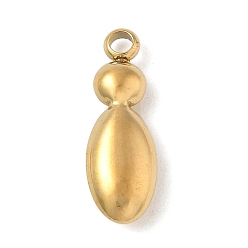 Letter I 304 начальные подвески из нержавеющей стали, ионное покрытие (ip), реальный 18 k позолоченный, Буква "i", 16~18x6~18x3 мм, отверстие : 1.8 мм