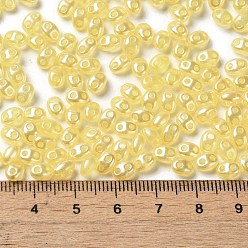 Gold Opaque ABS Beads, Oval, Gold, 6x4.5x3.3mm, Hole: 1.2mm, about 14516pcs/500g