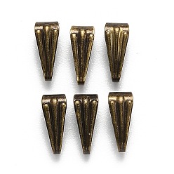 Античная Бронза Латунь оснастки на поруки, без никеля , античная бронза, 8.5x3.5 мм, отверстие : 2.5x7.5 мм