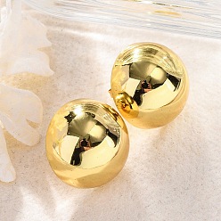 Золотой Полукруглый 304 из нержавеющей стали серьги стержня, золотые, 22 мм