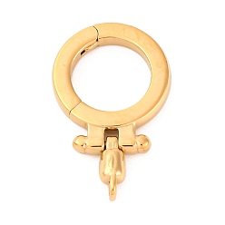 Золотой 304 заклепки из нержавеющей стали, кольцо, золотые, 19.5x12x2 мм, отверстие : 1.2 мм, внутренний диаметр: 8 мм