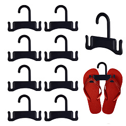 Черный Вешалки для тапочек из полипропилена, чёрные, 78x100x2.5 мм