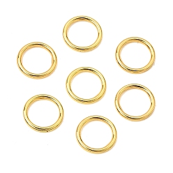 Golden Messing Verbinderring, runde Ringe, langlebig überzogen, Gestell, golden, 10x1.2 mm, Innendurchmesser: 7.5 mm