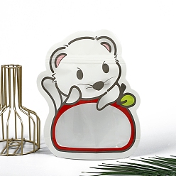 Other Animal Мультяшные животные печенье домашние животные пакеты с застежкой-молнией, многоразовые упаковочные пакеты, верхнего уплотнения, самоклеящиеся пакеты для подарков-конфет, норка, 26x18 см