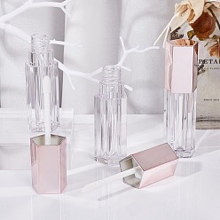 Clear DIY Empty Lipstick Bottle, Lip Gloss Tube Sets, Lip Balm Tube, with Cap, Plastic Funnel Hopper & Dropper, Clear, 8.65x2.45x2.45cm, Capacity: 6~7ml, 8pcs/set