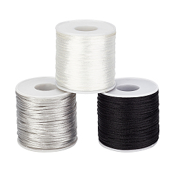Color mezclado Hilo de nylon, color mezclado, 2.5 mm, sobre 35 m / rollo, 3 colores, 1 rollo / color, 3rolls