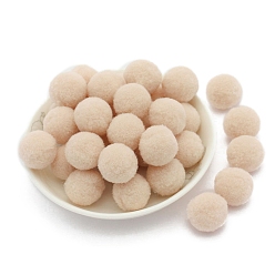 Античный Белый Полиэстеровый мяч, аксессуары для костюма, аксессуары, круглые, старинный белый, 15 мм, 144 шт / пакет