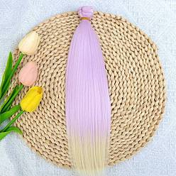 Сливовый Парик для куклы bjd/sd из молочного шелка для изготовления кукол, слива, 1000x300 мм