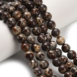 Natural Gemstone Natural Astroite Jasper Beads Strands, Round, 6mm, Hole: 0.8mm, about 64~65pcs/strand, 15.55~15.75 inch(39.5~40cm)