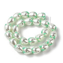 Белый Запекаемые стеклянные бусины, окрашенные в массе, клубника, с эмалью, белые, 13x12 мм, отверстие : 1.6 мм