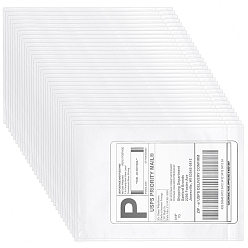 Blanc 100 pièces de pochettes autocollantes pour agenda CPE, Pochettes pour fiches bristol avec dos adhésif, blanc, 220x152x0.2mm