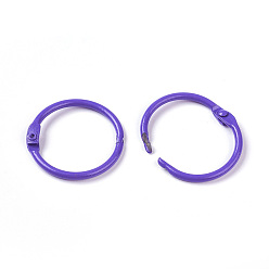 Steel Blue Loose Leaf Book Binder Hinged Rings, Steel Blue, 31mm