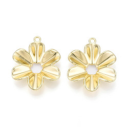 Золотой Подвески из сплава , , золотые, 43.5x35.5x8 мм, отверстие : 2.5 мм