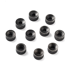 Античное Серебро 316 бусины из хирургической нержавеющей стали, колонка, античное серебро, 8x4 мм, отверстие : 2.8 мм