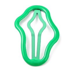 Средний Аквамарин Заколки для волос из сплава Cloud, аксессуары для волос для девочек, средний аквамарин, 67.5x42x1.5 мм