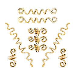 (52) Непрозрачная лаванда Инструменты для укладки волос, заколки для волос из сплава, заколки для волос твист заколки заколки для волос аксессуары для волос, с цинковым сплавом викинги спиральные бусины для волос кольца, разноцветные, 24x10 мм, внутренний диаметр: 7 мм