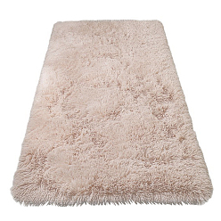 Pink Ковры из полиэстерного волокна, прямоугольные, розовые, 90x60x0.3 см