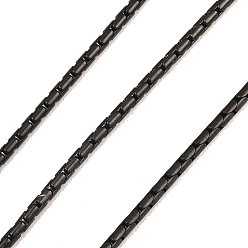 Черный 304 цепи из нержавеющей стали Бостон, с катушкой, ионное покрытие (ip), несварные, чёрные, 2.5 мм