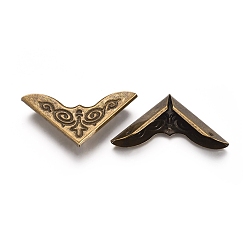 Античная Бронза Железа книга Фотоальбомы пунктов меню папки Защитные уголки, античная бронза, 42.4x23.5x7 мм, подходит для книги толщиной 2 мм