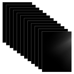 Черный Бумага для лазерного затемнения, лазерная гравировка тестовая фокусная бумага, прямоугольные, чёрные, 28.5x21x0.03 см