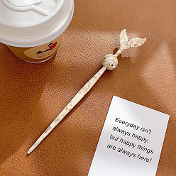 Папайя Оранжевый Палочки для волос в форме рыбьего хвоста из ацетата целлюлозы, винтажные аксессуары для волос для женщин и девочек, papayawhip, 190x33x4 мм