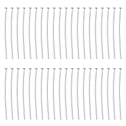 Платина Железные штыри с плоской головкой, без кадмия и без свинца, платина, 20 датчик, 38x0.75~0.8 мм, Руководитель: 2 mm