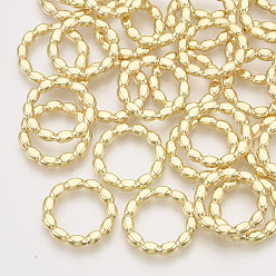 Light Gold Соединительные колечки из сплава, кольцо, золотой свет, 19x2 мм, внутренний диаметр: 13 мм