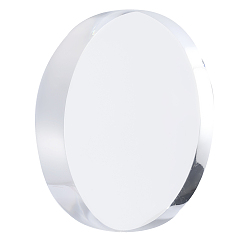 Плоский Круглый Прозрачный акриловый реквизит для фотосъемки, для оформления фотофона, прозрачные, плоско-круглые, 80x14 мм