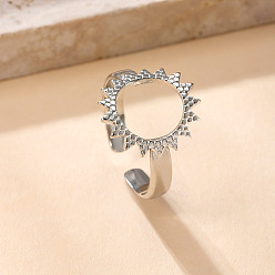 Солнце 304 из нержавеющей стали манжеты кольца, цвет нержавеющей стали, солнце, внутренний диаметр: регулируемый