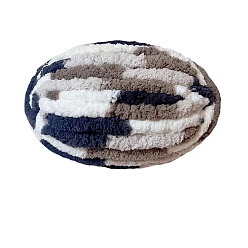 Разноцветный Супермягкая пряжа из полиэстера шенилл jumbo, для проектов украшения дома подушки-одеяла, сегмент окрашенный, красочный, 20 мм, около 29.53 ярдов (27 м) / моток