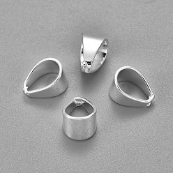 Серебро 304 из нержавеющей стали оснастки на поруки, серебряные, 11.5x7x7.5 мм