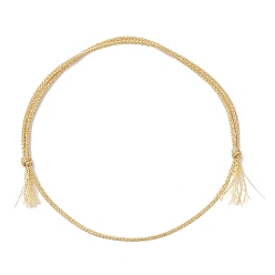 Цвет Древесины Изготовление браслета из полиэфирного плетеного шнура, деревесиные, внутренний диаметр: 7/8~2-1/4 дюйм (2.25~5.65 см)