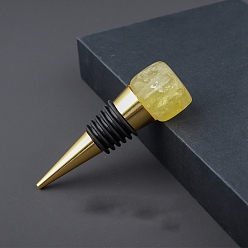 Цитрин Пробки для красного вина с натуральным цитрином, силиконовая пробка для бутылки, конус, 75~85 мм