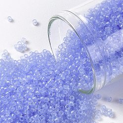 (1146) Translucent Light Sapphire Blue Toho runde Rocailles, japanische Rocailles, (1146) durchscheinendes helles Saphirblau, 15/0, 1.5 mm, Bohrung: 0.7 mm, über 3000pcs / Flasche, 10 g / Flasche
