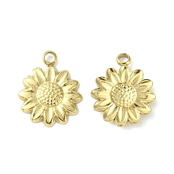 Настоящее золото 14K 304 прелести нержавеющей стали, , реальный 14 k позолоченный, 12.5x10x1.5 мм, отверстие : 1.5 мм