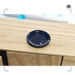 Морской Синий Миниатюрная пластина из сплава, окрашенная распылением, для кукольных аксессуаров, притворяющихся опорными украшениями, Marine Blue, 18x3 мм