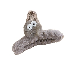 Верблюжий Заколки-коготки из шерстяного фетра, женские заколки для густых волос, верблюжие, 110 мм