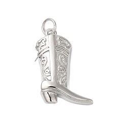 Платина Стойки обшивки латунные подвески, без кадмия и без свинца, долговечный, брелоки для ботинок, платина, 21x16.5x4 мм, отверстие : 5 мм